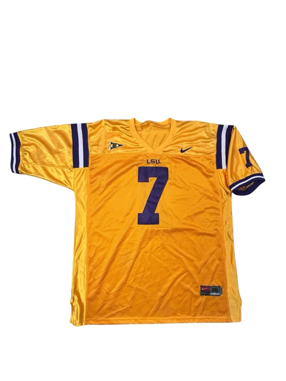 Nike Team LSU Leonard Fournette #7 Men’s Football Jersey SEC Authentic Size 56